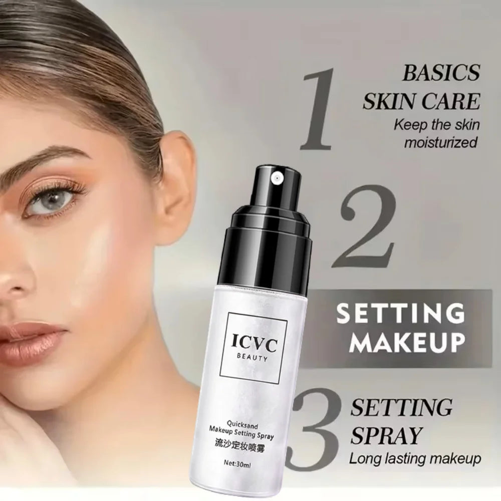 Spray fijador de maquillaje de 30ml, resistente al agua, a prueba de sudor, Control de aceite de larga duración, ajuste de fijación de maquillaje hidratante, cosméticos en aerosol, nuevo