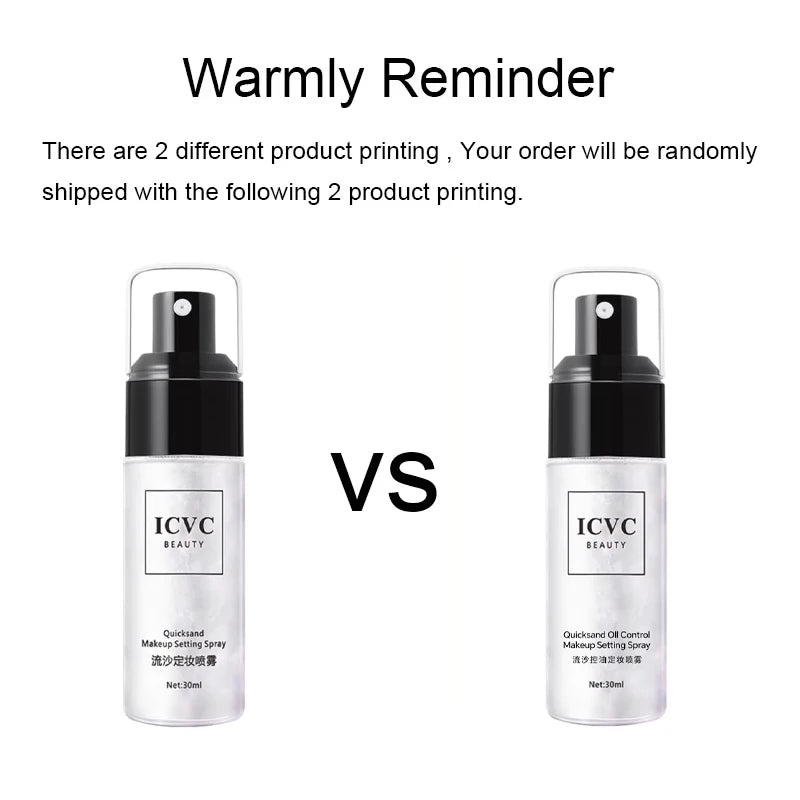 Spray fijador de maquillaje de 30ml, resistente al agua, a prueba de sudor, Control de aceite de larga duración, ajuste de fijación de maquillaje hidratante, cosméticos en aerosol, nuevo