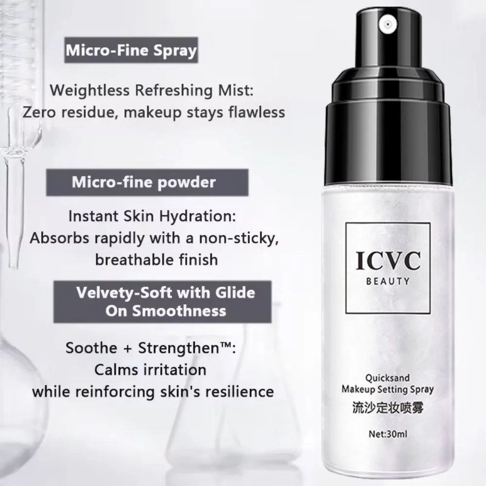 Spray fijador de maquillaje de 30ml, resistente al agua, a prueba de sudor, Control de aceite de larga duración, ajuste de fijación de maquillaje hidratante, cosméticos en aerosol, nuevo